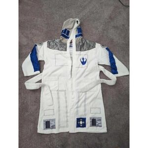 Star Wars R2D2 Robe‎ Mens XL Robe Factory Hooded Bath Robe Loungewear